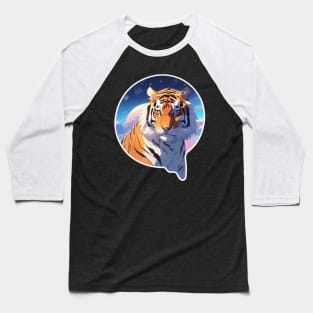 Beautiful cosmic Tiger art Baseball T-Shirt